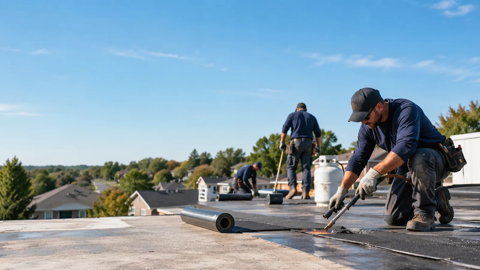 Flat Roof Leak Repair providers in Thompson, OH